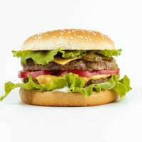 Бургер двойной со свининой в Simple