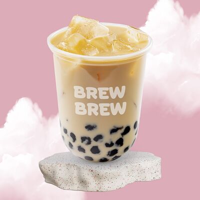 Genmaicha milk tea в Brew Brew по цене 450 ₽