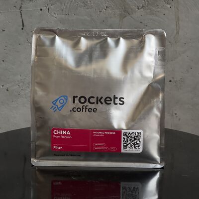 Кофе Rockets China Puer Ranuan в зернах в Pack по цене 1475 ₽