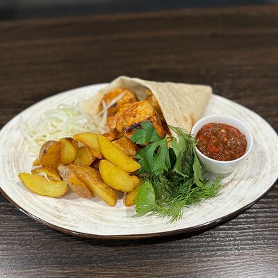 Шашлык из куриного филе в Гриль-бар