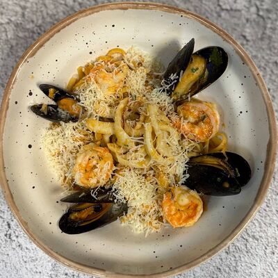 Лингвини с морепродуктами в Гастропапы по цене 890 ₽