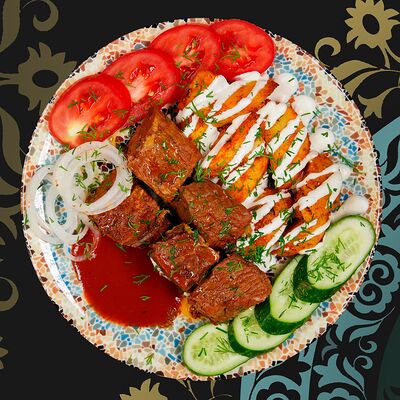 Казан-кебаб с телятиной в Татлы Чорсу Халяль по цене 1369 ₽