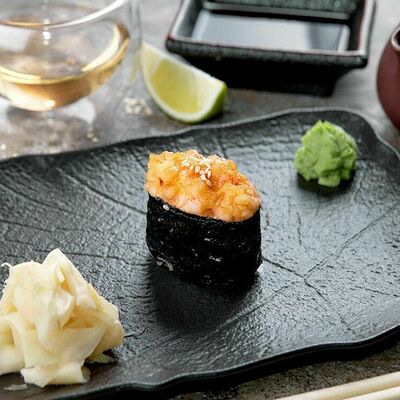 Запеченные суши Гребешок в Баклажан в ТЦ 