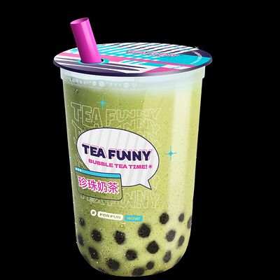 Фьюжн-шейк Матча милк с тапиокой М в Tea Funny по цене 507 ₽