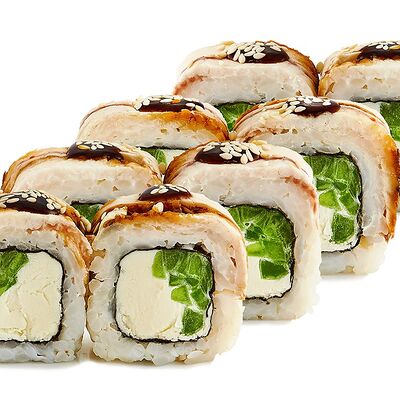 Ролл Филадельфия с угрем в Винъярд по цене 620 ₽