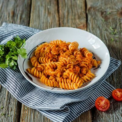 Макарошки с мясным фаршем в Пряности & Радости на Васильевском по цене 390