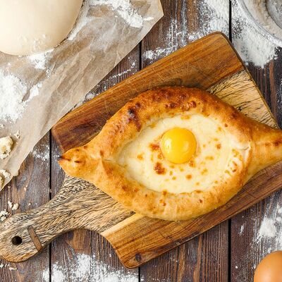 Хачапури по-аджарски в Мангал-House по цене 330 ₽