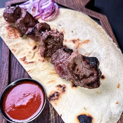 Шашлык из говяжьей мякоти в Мясоедовская по цене 1200 ₽