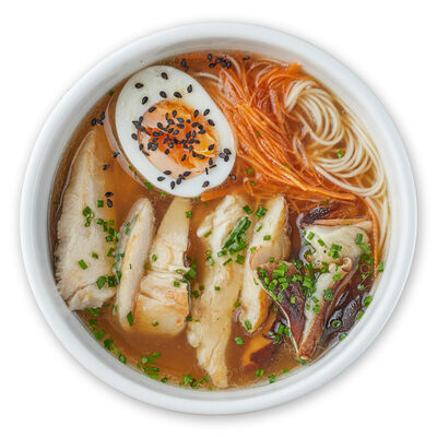 Суп с курицей и лапшой Сомен в J‘PAN по цене 350 ₽