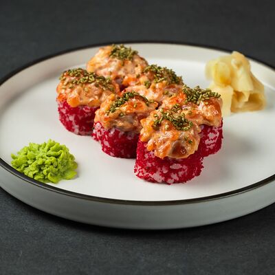 Ролл спайси с лососем в Cherish по цене 800 ₽