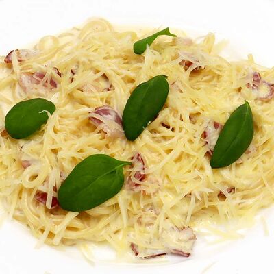 Паста Спагетти карбонара в Hot-Pizza по цене 380 ₽