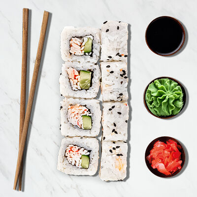 Спайс с крабом и огурцом Xxl в Унимэ суши по цене 329 ₽