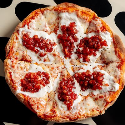 Замороженная римская пицца Страчателла с томатом в PioPizza по цене 1200 ₽