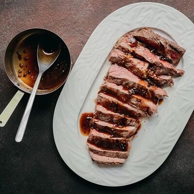 Выдержанный рибай, перечный демиглас в 0.75 please Moscow по цене 1800 ₽