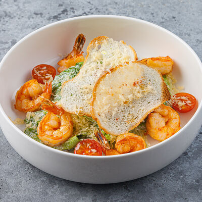 Цезарь с креветками в Terra&Mare по цене 690 ₽