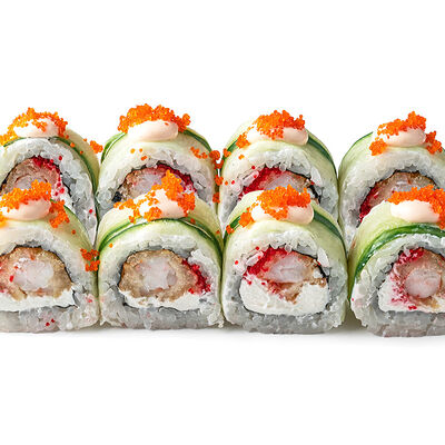 Ролл Филадельфия в огурце с креветкой в Sunrise по цене 588 ₽