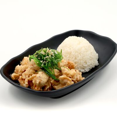 Сладко-острая курица с рисом в Kitsune по цене 55000 сум