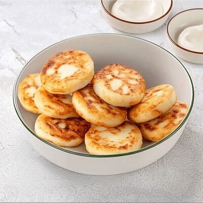 Большая порция сырников со сметаной в Шоколадница по цене 792 ₽