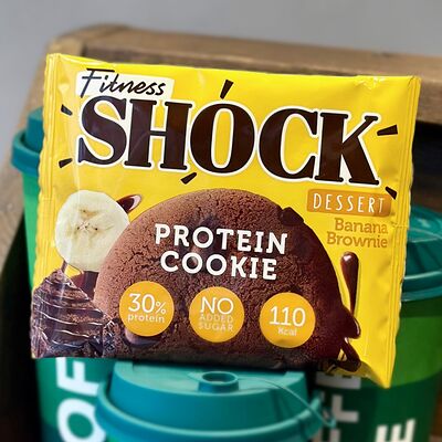 Протеиновое печенье «Банановый брауни» FitnesSHOCK в Coffee Like по цене 190 ₽