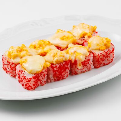 Запеченная Калифорния с курицей в УРМАН кафе по цене 535 ₽