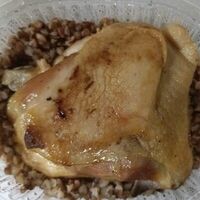 Гречка с курой в Пекарня тарелка