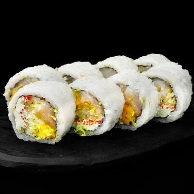 Ролл с гребешком в Sushi please по цене 1480 ₽