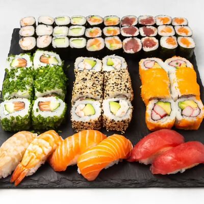 Меню Saiko Platte XL в YAMAKASI DZEN SUSHI по цене 7559 ₽