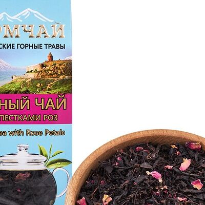 Армчай черный чай с лепестками розв Кафе Гурман по цене 225 ₽