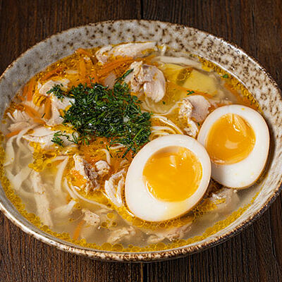 Куриный суп с домашней лапшой в Курагадиван по цене 310