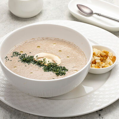 Грибной крем-суп с шампиньонами в BambookCafe по цене 470 ₽