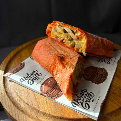 Шаурма заводская оранжевая в Урбан Гриль по цене 266 ₽