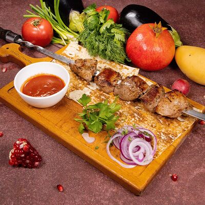 Шашлык из свиной шейки в Чичилаки по цене 850 ₽