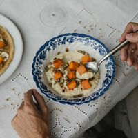 Пшенная каша с медовой тыквой в Сыроварня