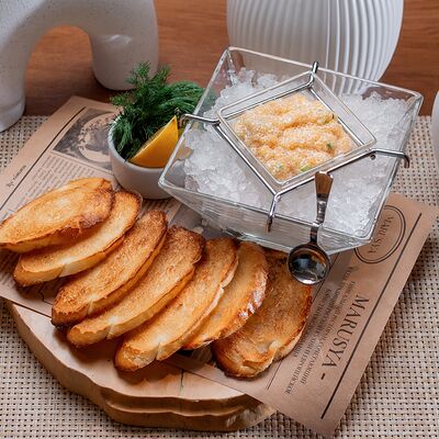 Икра щучья с крутонами в Ресторан Маруся по цене 2145 ₽