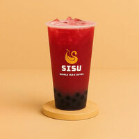 Драконий фрукт-черникав Sisu bubble tea