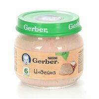 Пюре Gerber индейка с 6 месяцев в Азбука Вкуса Экспресс Меню