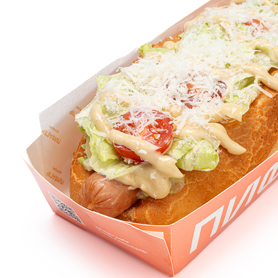 Хот дог Цезарь в Пифагор по цене 359 ₽