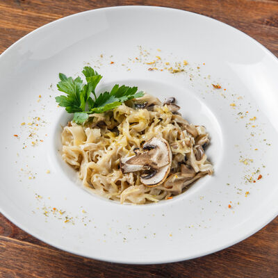 Паста с грибами в Кафе RSC по цене 330 ₽