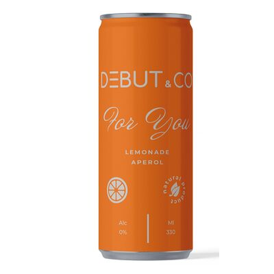 Лимонад Debut co Аперольв Дебют по цене 450 ₽