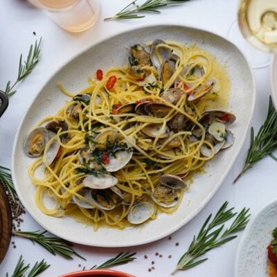 Паста с вонголе в Pame по цене 1100 ₽