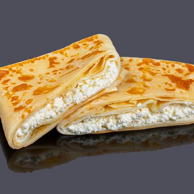 Блины с творогом в Булка и Мясо по цене 490 ₽