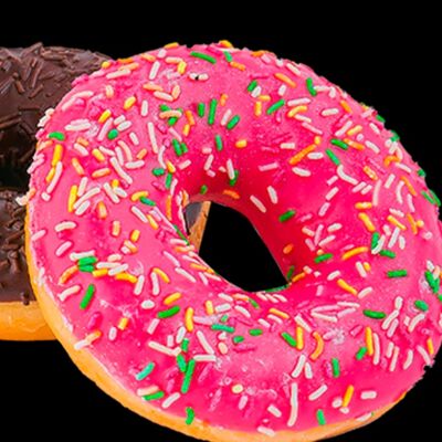 Донат клубничный в Курочка рядом по цене 129 ₽