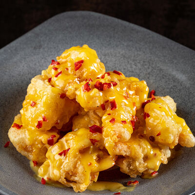 Боул из креветок с соусом сладкий чили карри в Джонга по цене 590 ₽