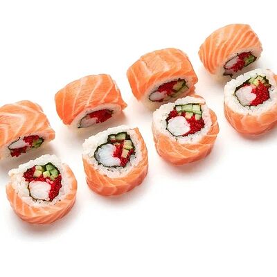 Окане с лососем и креветкой в Доставка kaifa по цене 1205 ₽