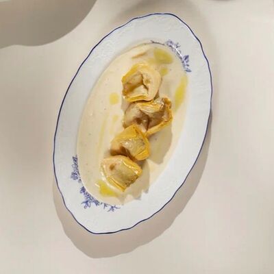 Артишоки с муссом из пармезана в Тепло по цене 510 ₽