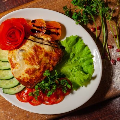 Свинина по-французски в Кристалл палас по цене 430