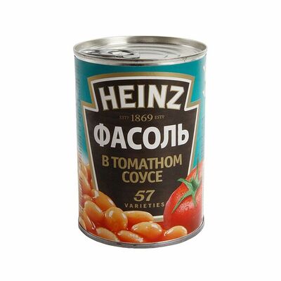 Фасоль Heinz в томатном соусе консервированная в Азбука Вкуса Экспресс Меню по цене 115 ₽