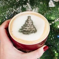 Капучино с Морозной елкой L в CoffeeFact