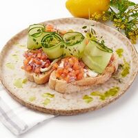 Чиабатта с тартаром из семги в 3952