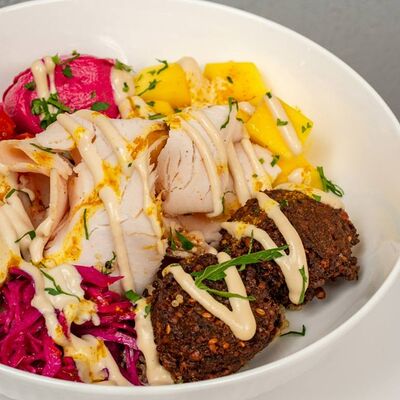 Израильский боул 2.0 с индейкой в Dizengof/99 по цене 1150 ₽